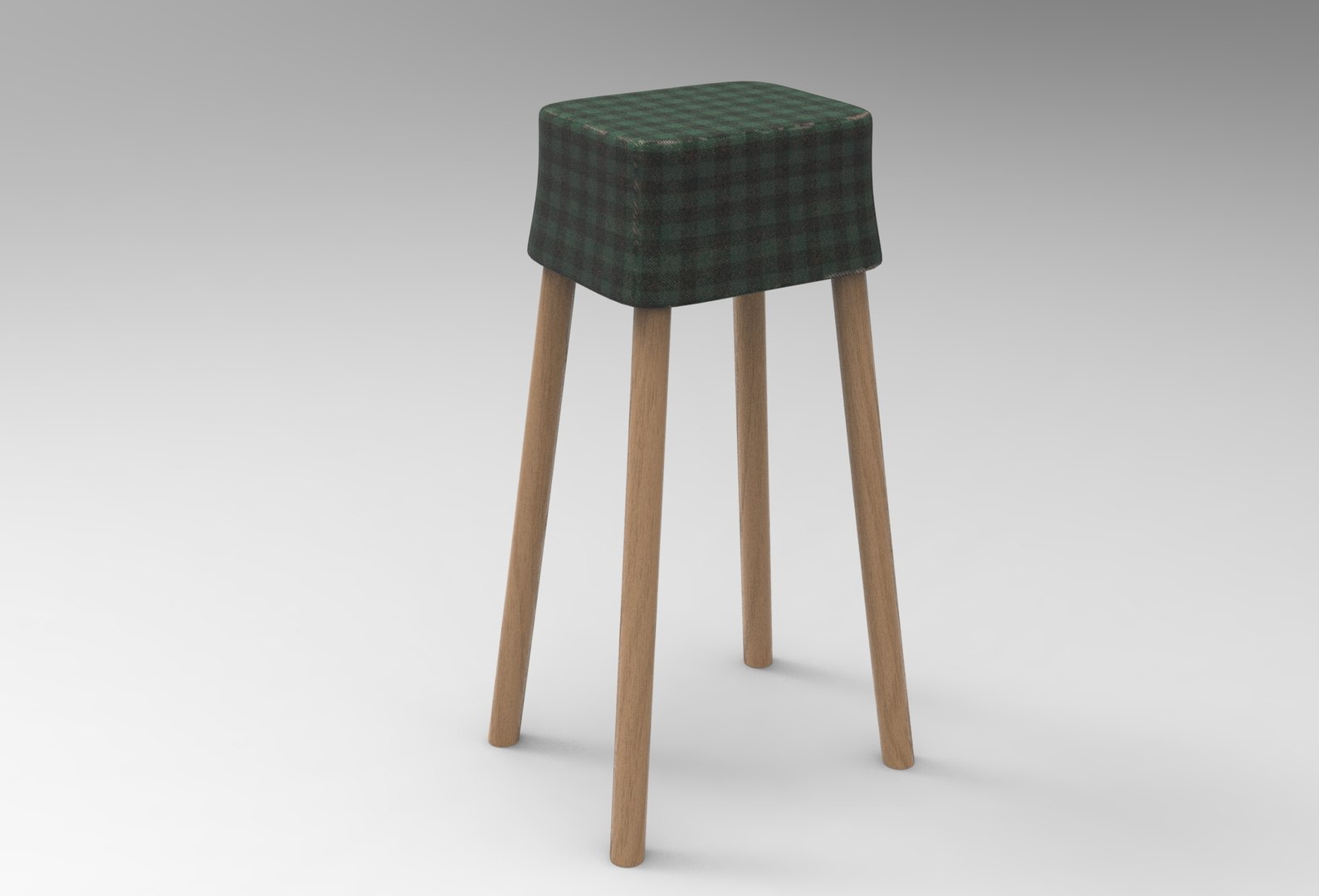 Kou Stool 3D Model - TurboSquid 2396887