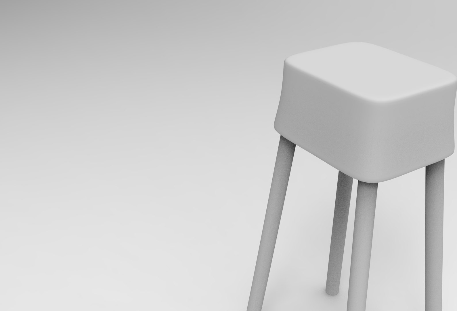 Kou Stool 3D Model - TurboSquid 2396887