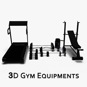 Gym equipments model
