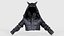 Sudadera con capucha de vinilo con orejas puntiagudas remasterizada