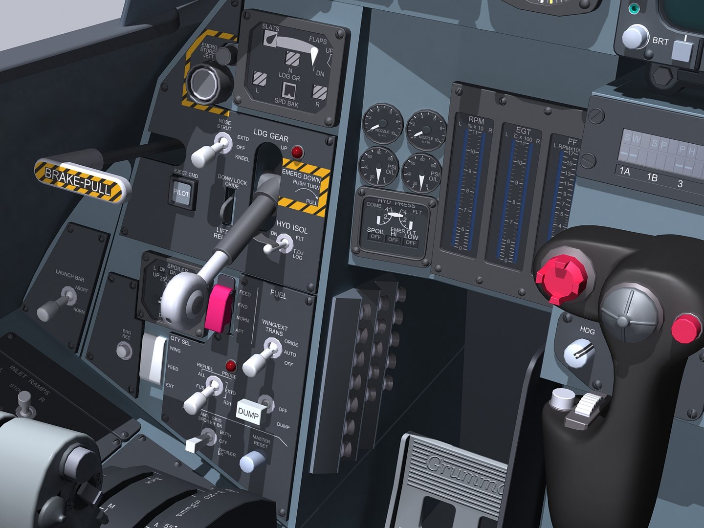 Proportioneel Interpretatie Nauwkeurig f-14d cockpit 3d model