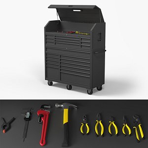 Metal Utility Chest for Equipment 23-Drawer with Tools