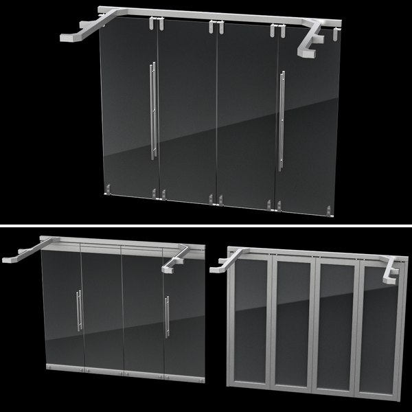 Glass Sliding Partition Walls Modelo 3D TurboSquid 1877442