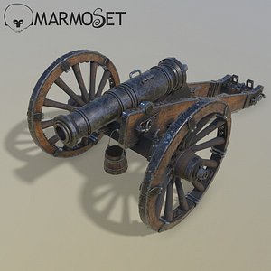 Cannon Unicorn 3d model
