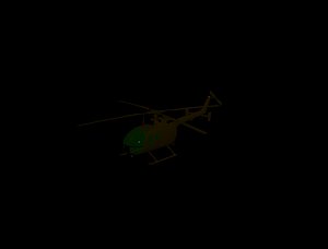 3d bo 105 helicopter model