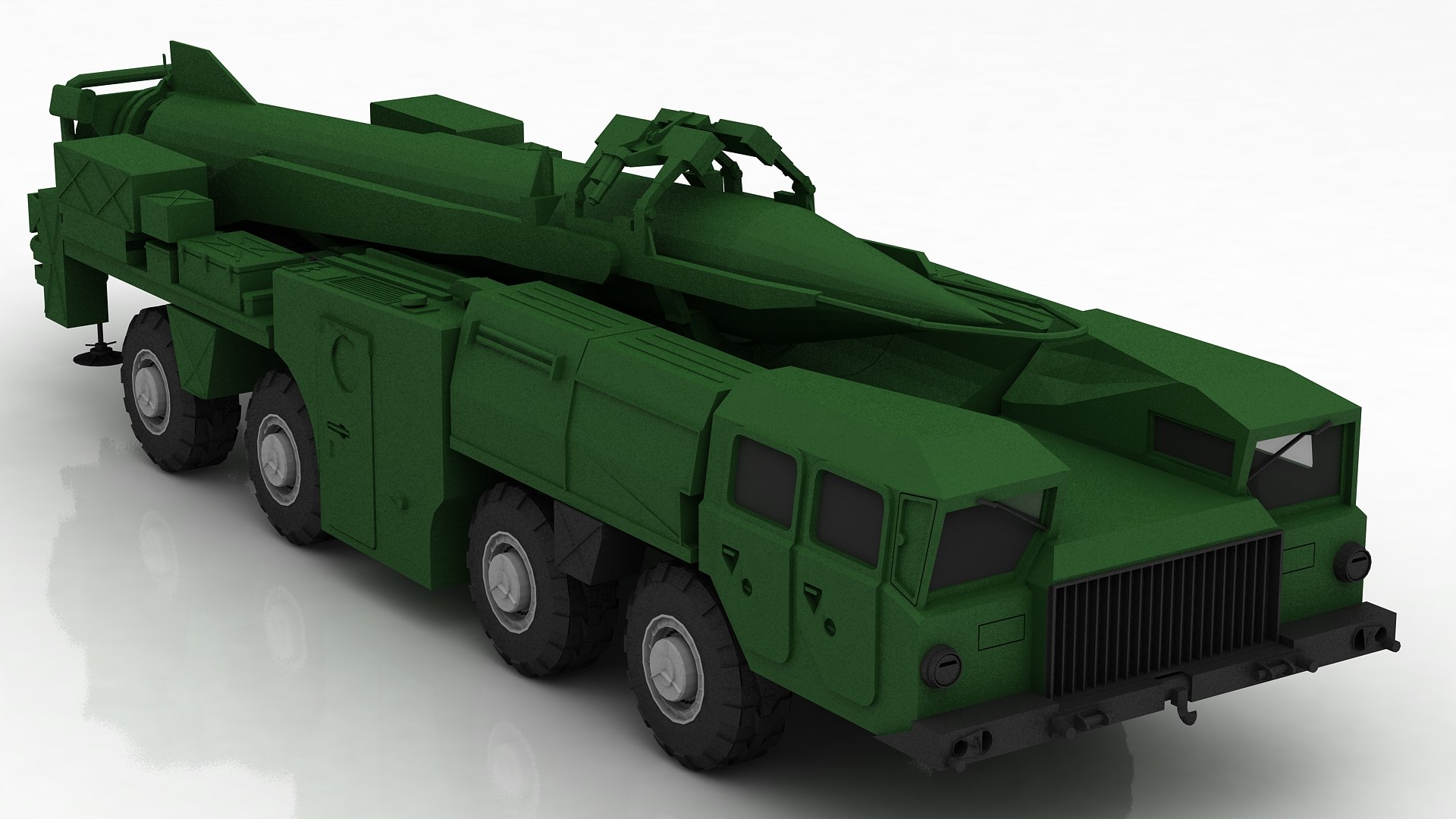 Scud Missile Launcher MAZ-543 Model - TurboSquid 1928687