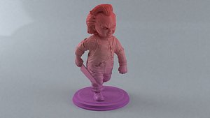 3D Chucky Sculpture