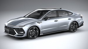 3D Hyundai Sonata N-Line 2024