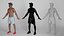Shirtless young man ready for animation 345
