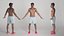 Shirtless young man ready for animation 345