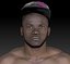 Shirtless young man ready for animation 345