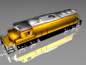 3ds train desiel engine