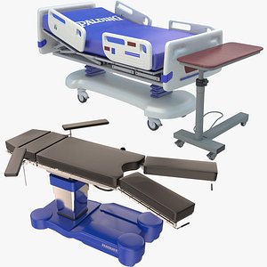 Operating Table and Hospital Bed model