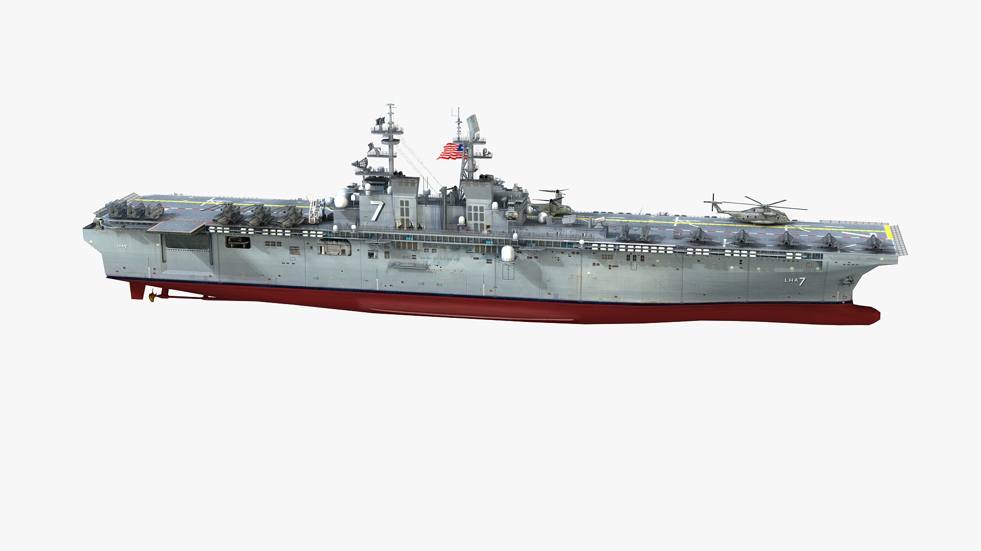 Uss Tripoli Lha7 Model TurboSquid 1521819