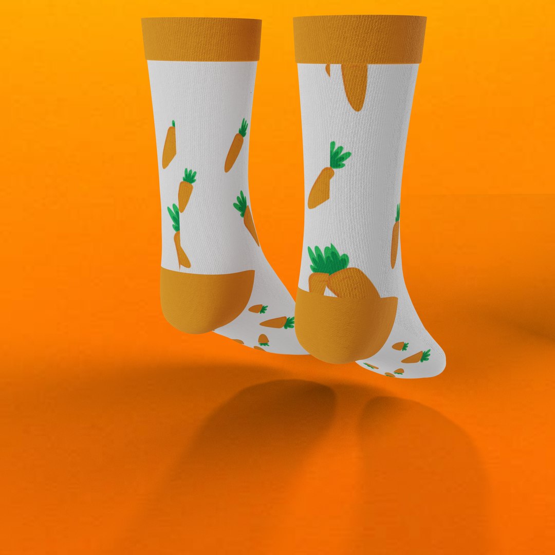 Socks rigged 3D model - TurboSquid 1653001