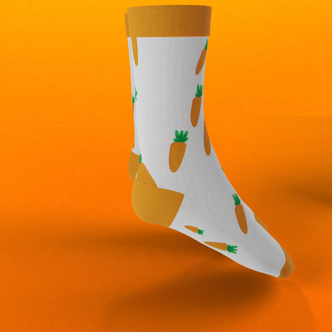 Socks rigged 3D model - TurboSquid 1653001