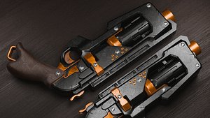 Futuristic Sci-Fi gun