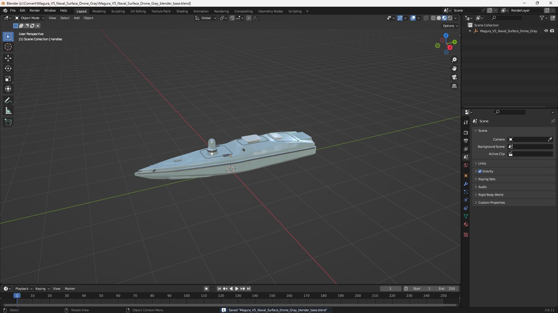 Magura V5 Naval Surface Drone Gray 3D model https://p.turbosquid.com/ts-thumb/Pv/X2Owcd/J1/magura_v5_naval_surface_drone_gray_1001/jpg/1770896058/1920x1080/fit_q87/21d7aac15161785a78afa137f925c140986a2387/magura_v5_naval_surface_drone_gray_1001.jpg