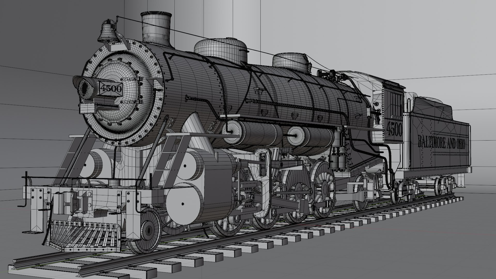 3D USRA Light Mikado Steam Locomotive Model - TurboSquid 1891904