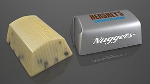 3D model hershey s nugget cookies