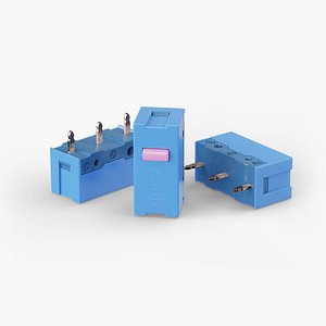 3D Mouse Micro Switch Blue