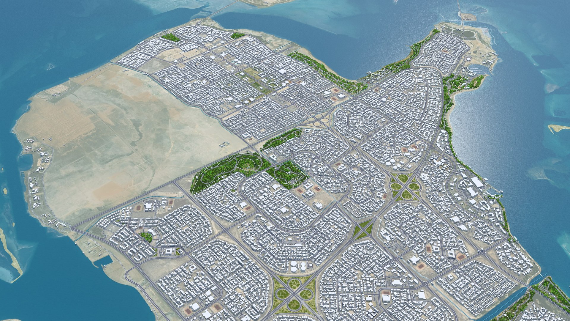 Al Jubail And Fanateer Beach Saudi Arabia Model - TurboSquid 2194753