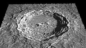 3D Copernicus Lunar Crater