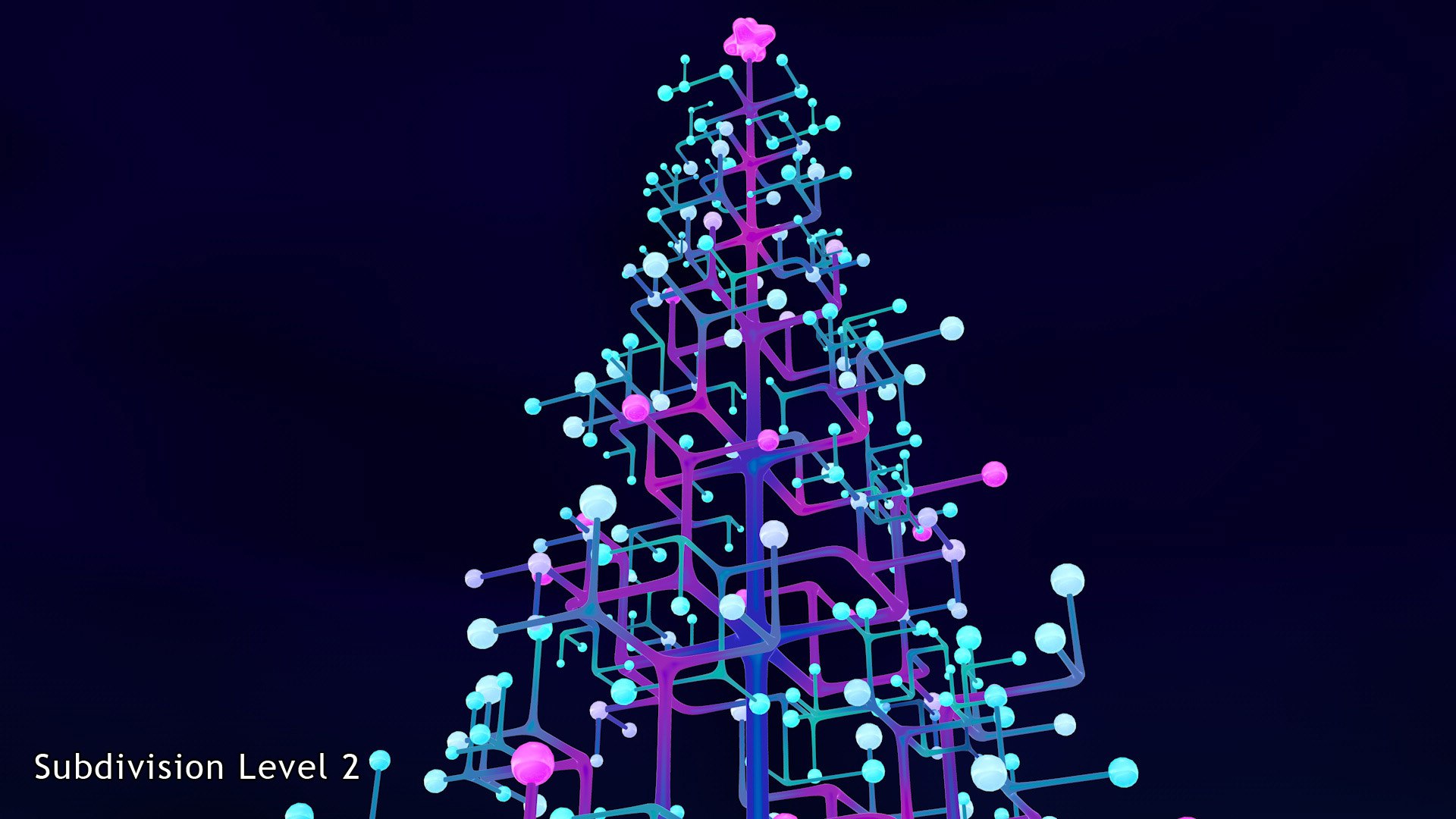 3D Cyber Confier Tree Model - TurboSquid 2343868