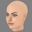 Phoebe Tonkin Head - No Hair - Low poly head for game