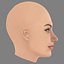 Phoebe Tonkin Head - No Hair - Low poly head for game