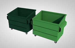 dumpster garbage 3D model