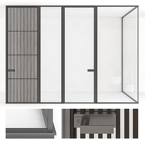 SpazioStained-glass doors Rimadesio Spazio