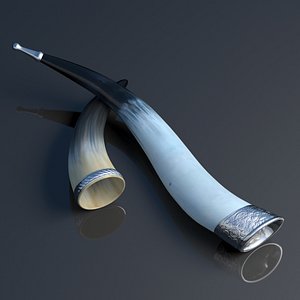 decoration horns 3D model