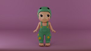 3D model Sonny angel brachiosaurus