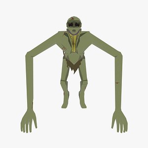 Horror Monster Low Poly