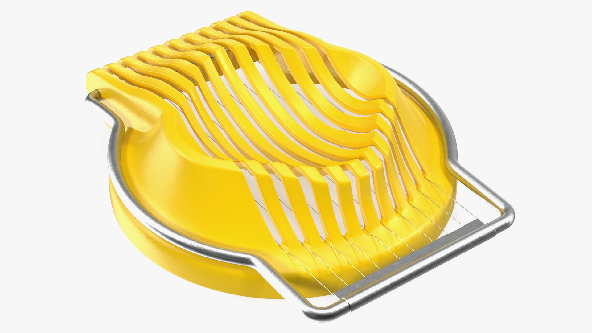 Egg Slicer with Stainless Steel Wires 3D model preview