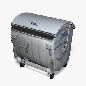 3d model garbage container