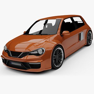 Unity 3D Generic Sport Car Calypso V6 3D model