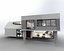 modern exterior interior house 3D model