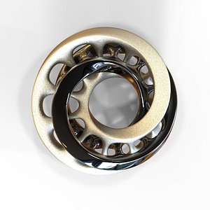 gold white silver 3d max