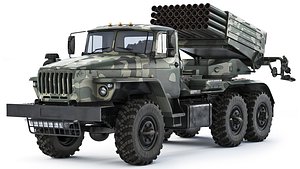 3D BM-21 Grad Ural 4320 2010
