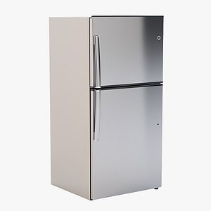 Photorealistic Energy Star 21 2 Cu Ft Stainless Top-Freezer Refrigerator