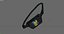 sac à bandoulière modèle low poly