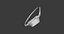 sac à bandoulière modèle low poly