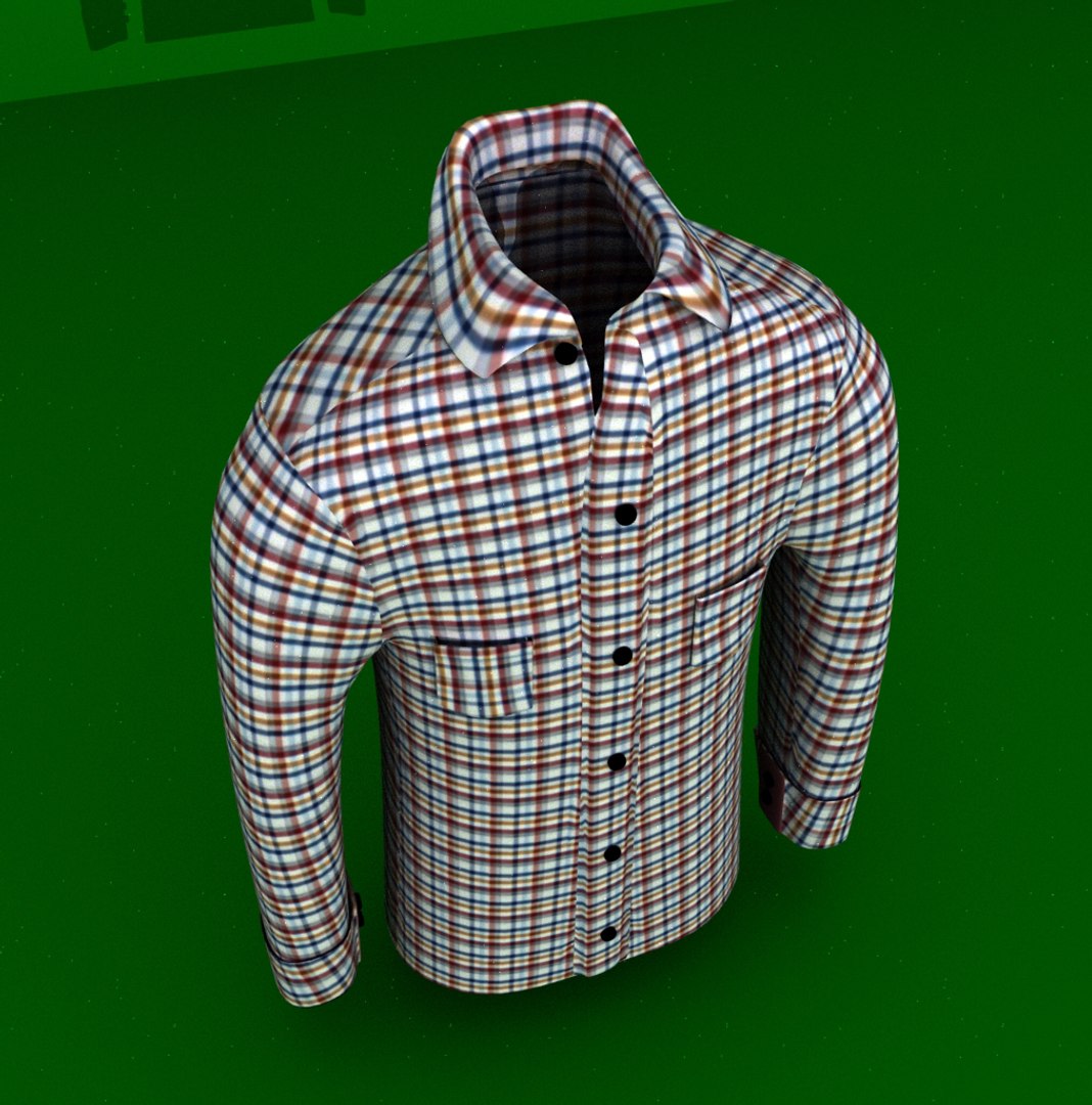 3D Shirt Model - TurboSquid 1474273