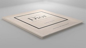 Book Beige Thick Cover Dior 3D