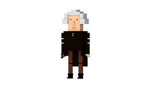 3D simple judge man model