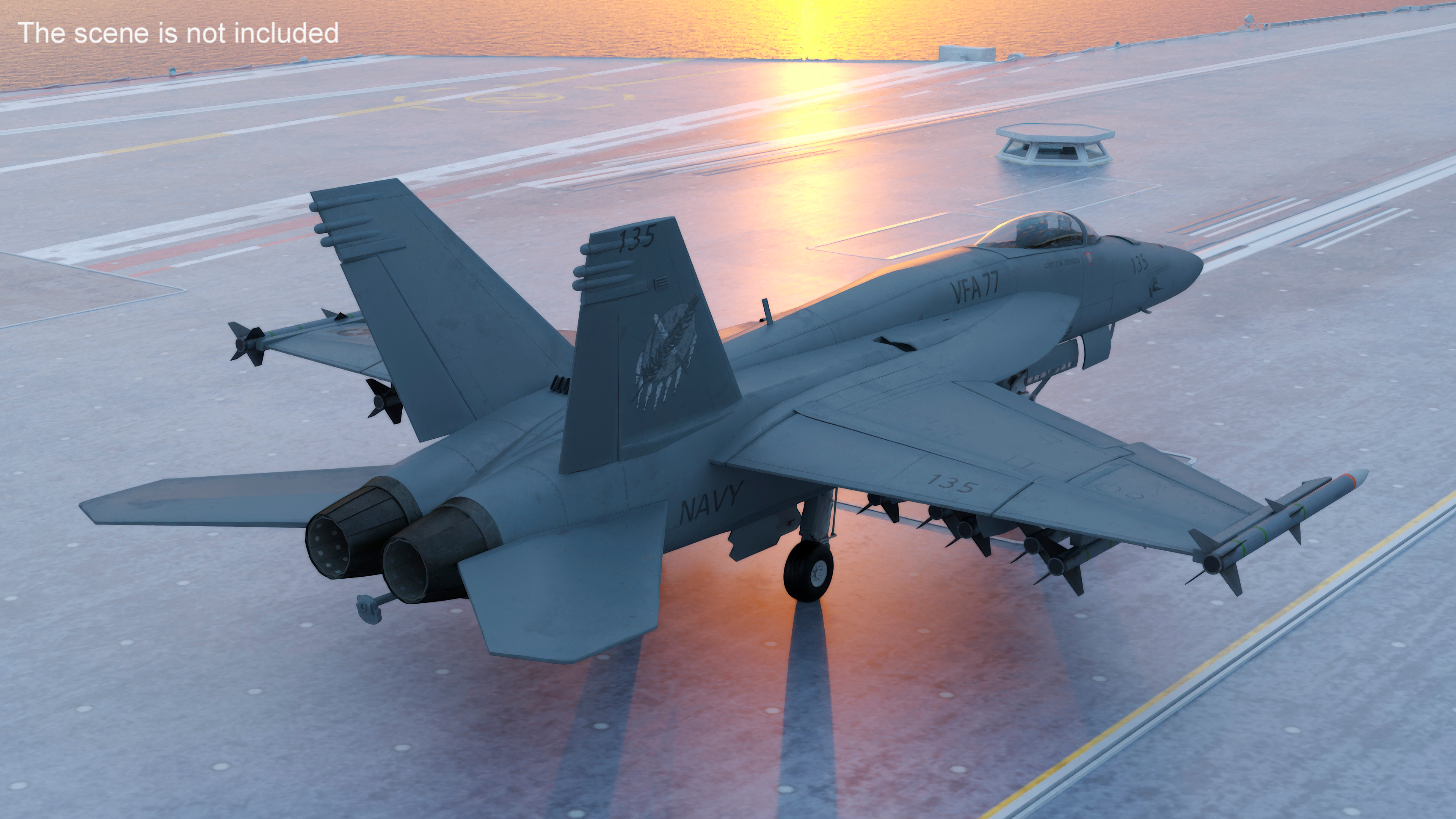 FA-18E スーパーホーネット（武装装備）3Dモデル - TurboSquid 2396160