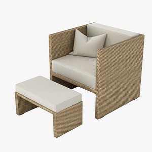 Outdoor Lounge Armchair 002