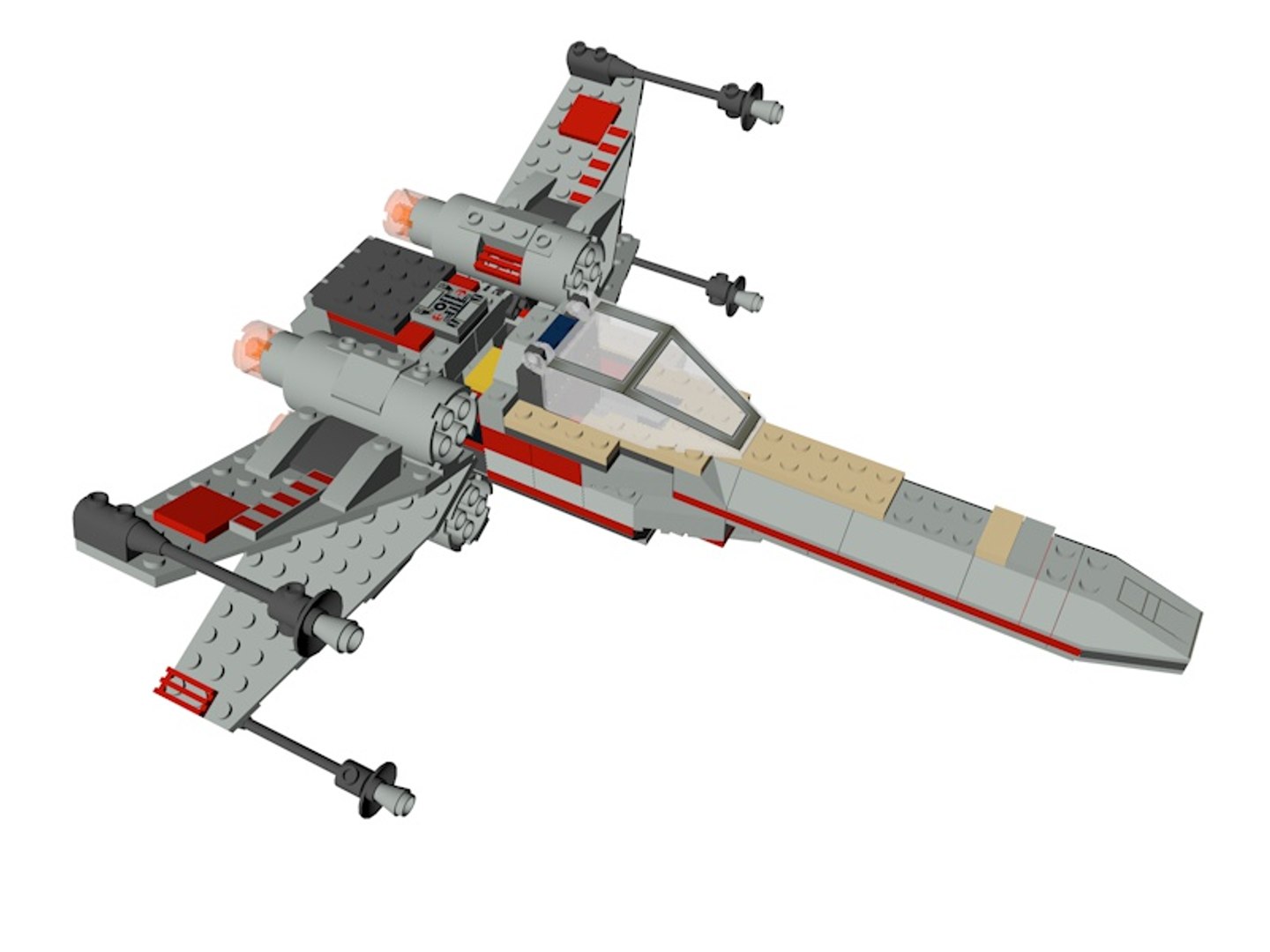 lego star wars x-wing 3D model https://p.turbosquid.com/ts-thumb/Pw/AzqXKu/Rg1Jc790/x3/jpg/1514537090/1920x1080/fit_q87/fda9ead3b2514523de63264b6a59a9a3f46f1c02/x3.jpg
